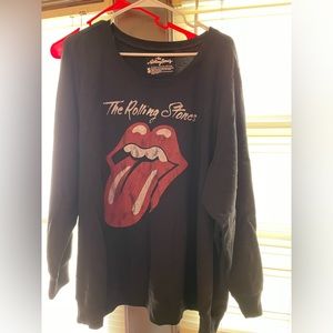Black Torrid Rolling Stones sweatshirt
